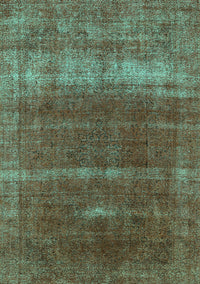 Oriental Turquoise Industrial Rug, urb1019turq