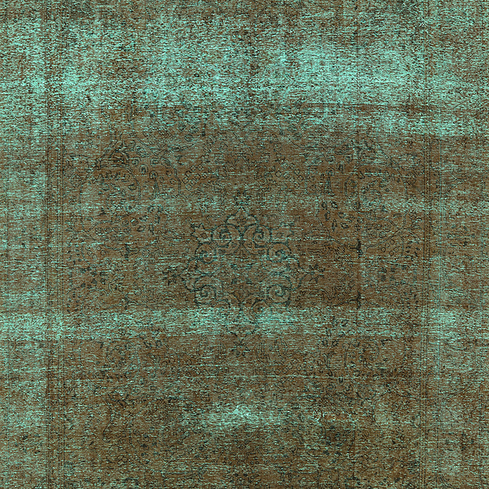 Oriental Turquoise Industrial Rug, urb1019turq
