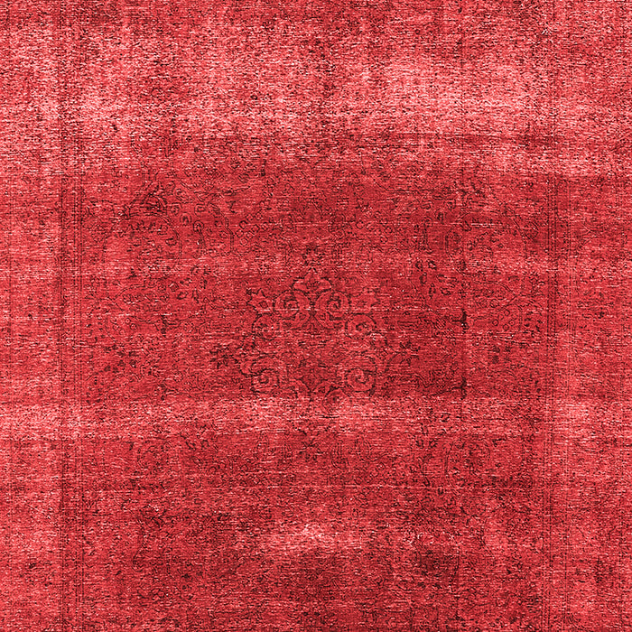 Machine Washable Oriental Red Industrial Rug, wshurb1019red