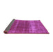 Sideview of Oriental Purple Industrial Rug, urb1019pur