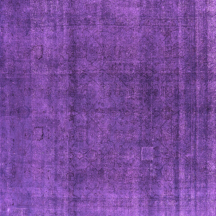 Square Machine Washable Oriental Purple Industrial Area Rugs, wshurb1020pur