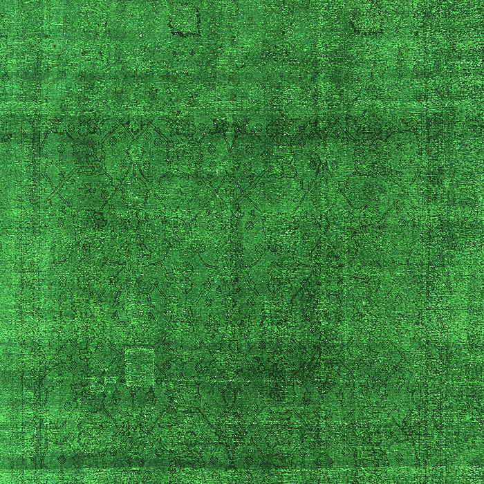 Machine Washable Oriental Green Industrial Area Rugs, wshurb1020grn
