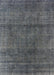 Mid-Century Modern Gray Oriental Rug, urb1020