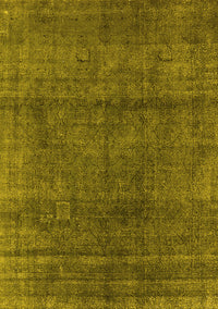 Oriental Yellow Industrial Rug, urb1020yw