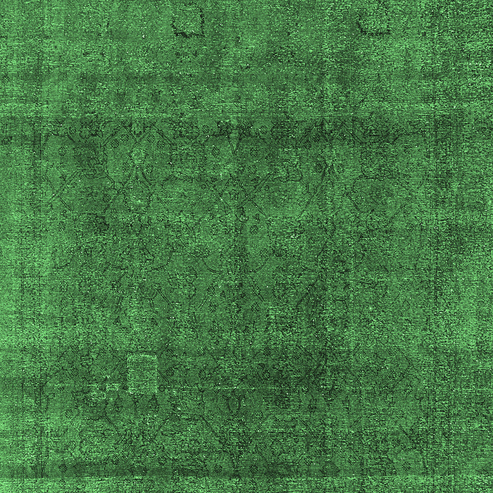Machine Washable Oriental Emerald Green Industrial Area Rugs, wshurb1020emgrn