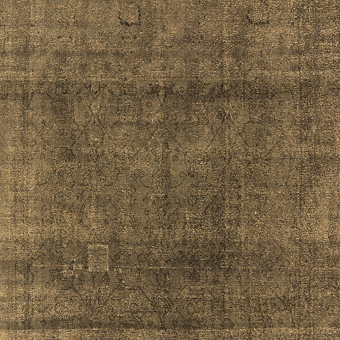 Machine Washable Oriental Brown Industrial Rug, wshurb1020brn