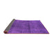 Sideview of Oriental Purple Industrial Rug, urb1020pur