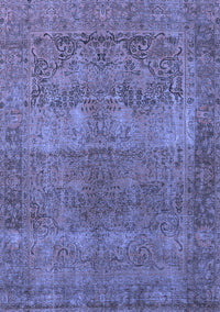 Oriental Blue Traditional Rug, urb1021blu