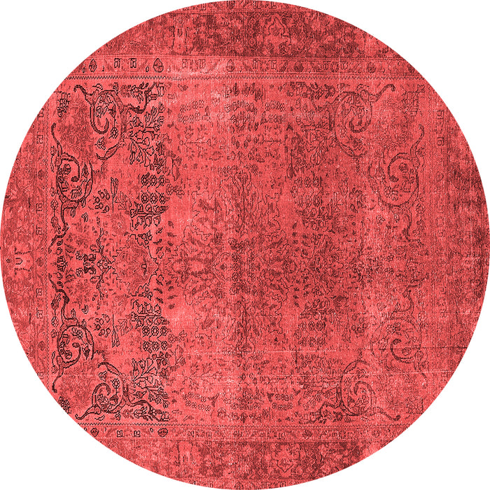 Machine Washable Oriental Red Traditional Rug, wshurb1021red