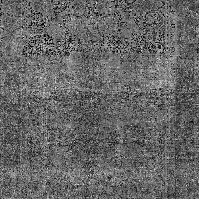 Machine Washable Oriental Gray Traditional Rug, wshurb1021gry
