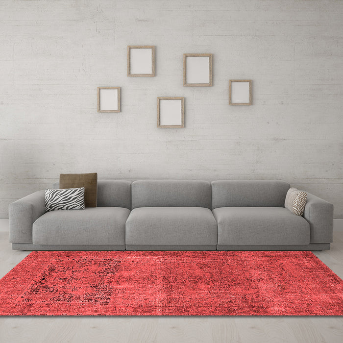 Traditional Red Washable Rugs