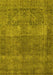 Oriental Yellow Traditional Rug, urb1021yw