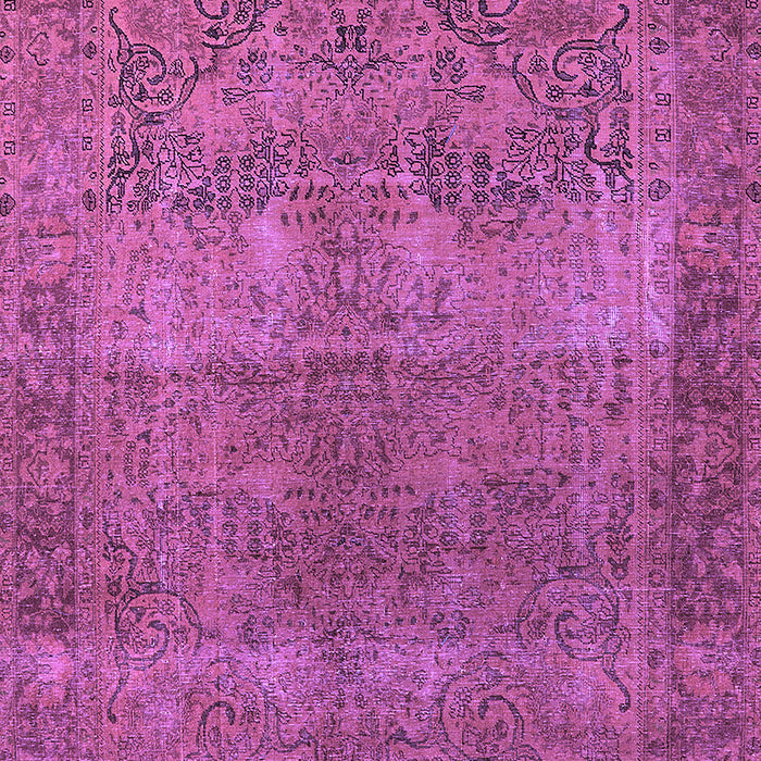 Machine Washable Oriental Purple Traditional Area Rugs, wshurb1021pur