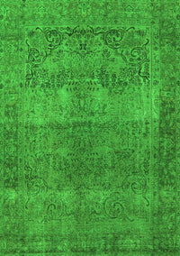 Oriental Green Traditional Rug, urb1021grn