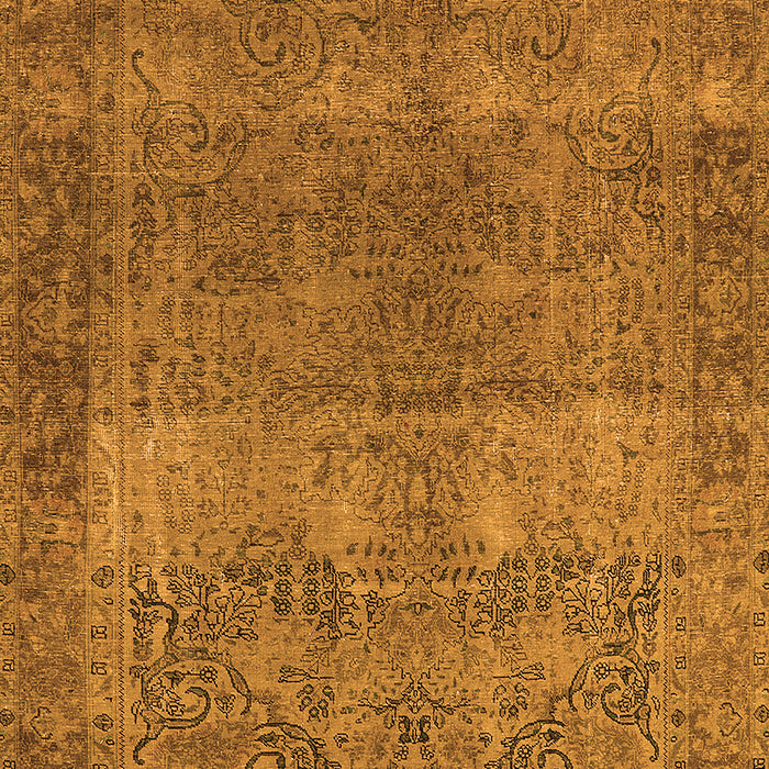 Machine Washable Oriental Orange Traditional Area Rugs, wshurb1021org