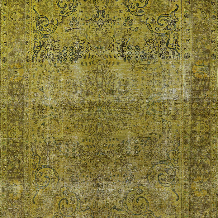 Mid-Century Modern Brown Oriental Rug, urb1021