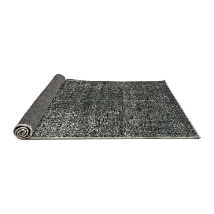 Sideview of Mid-Century Modern Granite Gray Oriental Rug, urb1022