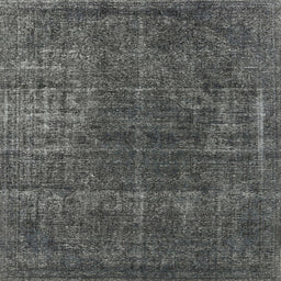 Square Machine Washable Industrial Modern Granite Gray Rug, wshurb1022