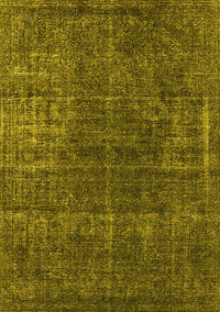 Oriental Yellow Industrial Rug, urb1022yw