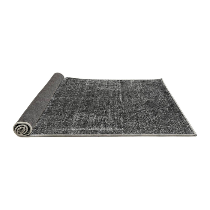 Sideview of Oriental Gray Industrial Rug, urb1022gry