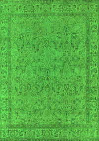 Oriental Green Industrial Rug, urb1023grn