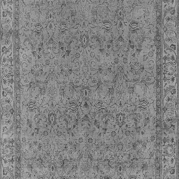 Machine Washable Oriental Gray Industrial Rug, wshurb1023gry