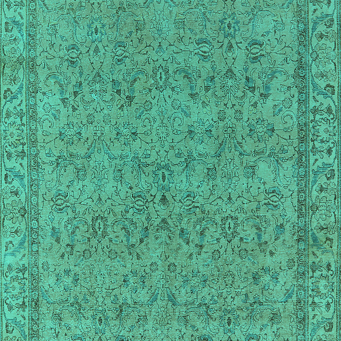 Oriental Turquoise Industrial Rug, urb1023turq