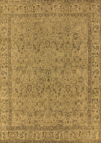 Oriental Brown Industrial Rug, urb1023brn