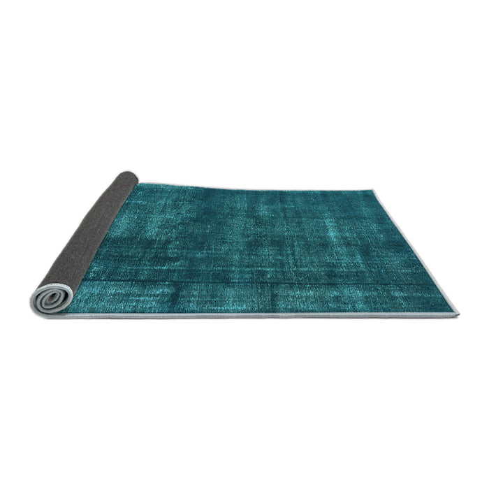 Sideview of Oriental Light Blue Industrial Rug, urb1024lblu