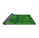 Sideview of Oriental Green Industrial Rug, urb1024grn