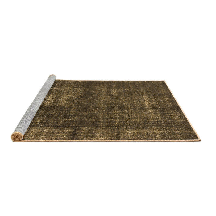 Sideview of Machine Washable Oriental Brown Industrial Rug, wshurb1024brn