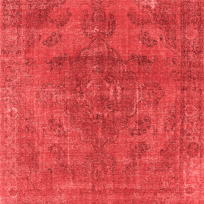 Machine Washable Oriental Red Industrial Rug, wshurb1025red