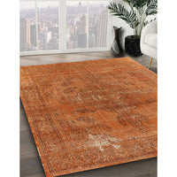 Mid-Century Modern Red Oriental Rug, urb1025