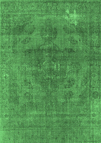 Oriental Emerald Green Industrial Rug, urb1025emgrn