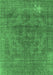 Oriental Emerald Green Industrial Rug, urb1025emgrn