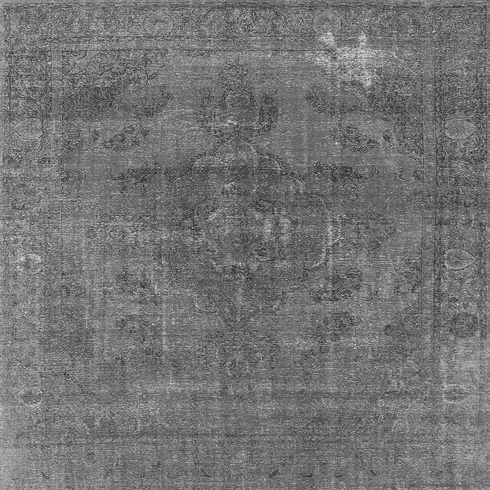 Square Oriental Gray Industrial Rug, urb1025gry