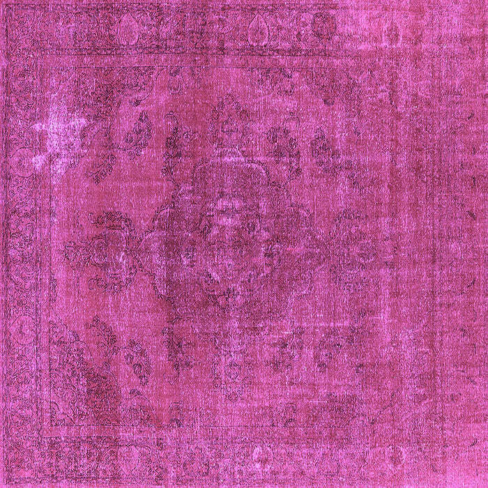 Square Oriental Purple Industrial Rug, urb1025pur