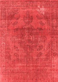 Oriental Red Industrial Rug, urb1025red