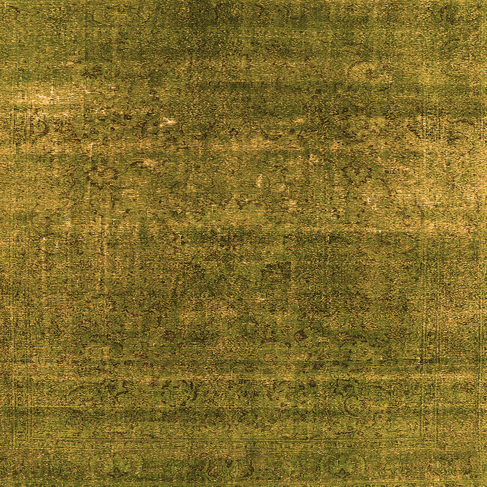 Square Oriental Orange Industrial Rug, urb1026org