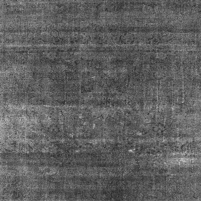 Square Machine Washable Oriental Gray Industrial Rug, wshurb1026gry