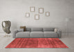 Industrial Red Washable Rugs