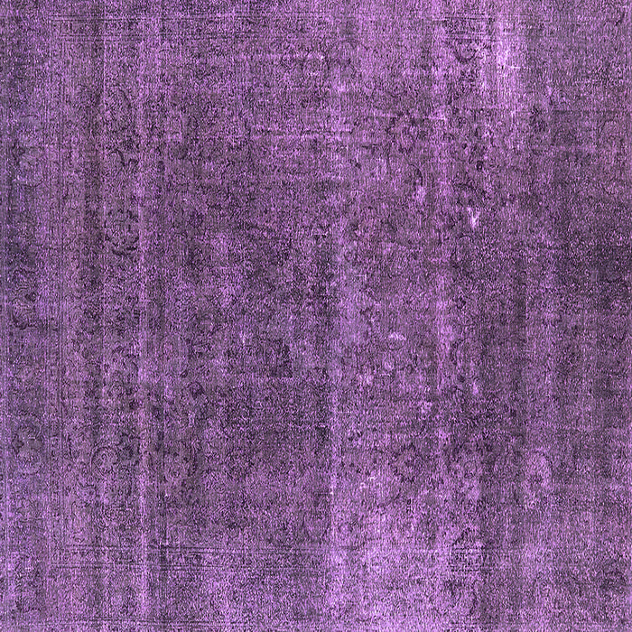 Square Machine Washable Oriental Purple Industrial Area Rugs, wshurb1026pur