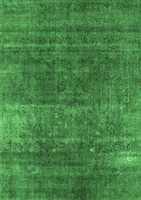 Oriental Emerald Green Industrial Rug, urb1026emgrn