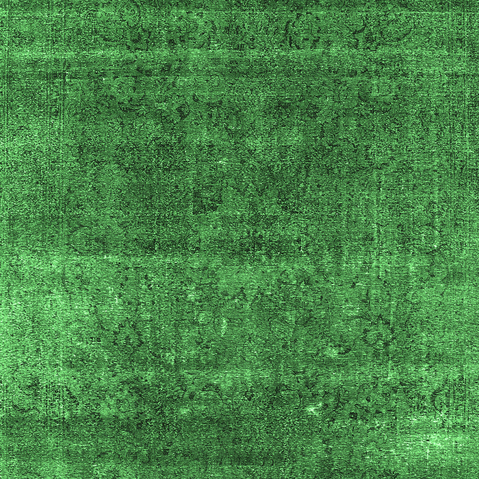 Oriental Emerald Green Industrial Rug, urb1026emgrn