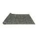 Sideview of Mid-Century Modern Gray Oriental Rug, urb1027