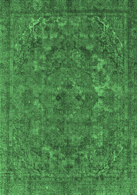 Oriental Emerald Green Industrial Rug, urb1027emgrn