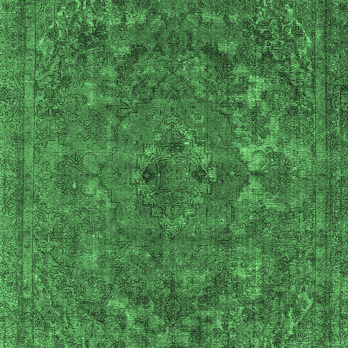 Oriental Emerald Green Industrial Rug, urb1027emgrn