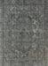 Mid-Century Modern Gray Oriental Rug, urb1027