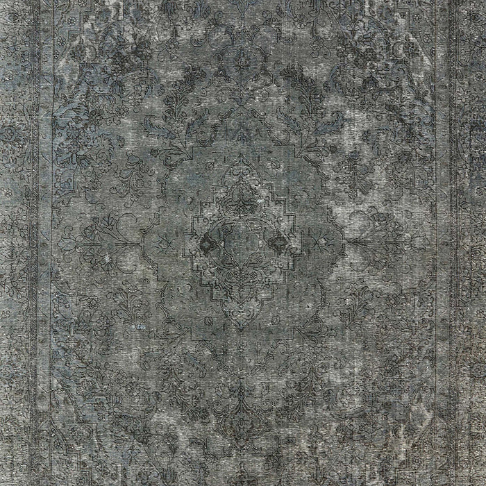 Mid-Century Modern Gray Oriental Rug, urb1027