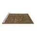 Sideview of Machine Washable Oriental Brown Industrial Rug, wshurb1027brn